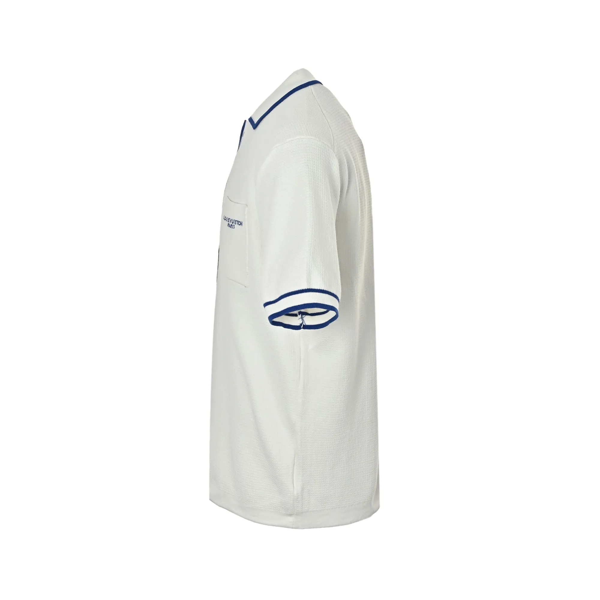 Louis Vuitton/Louis Vuitton pocket logo embroidered knitted short-sleeved shirt